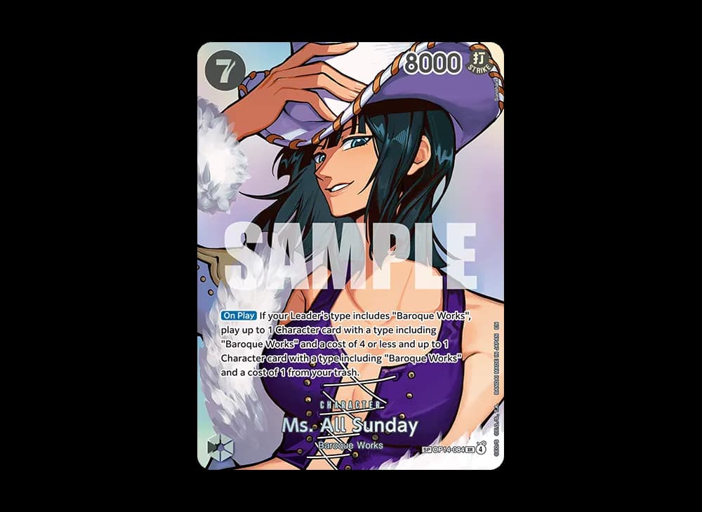 Ms. All Sunday SR-SPC [OP14-084][EN](Booster Pack "THE TIME OF BATTLE")