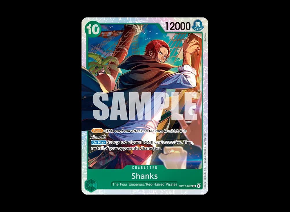 Shanks SR [OP17-022][EN](Booster Pack "THE WORLD’S STRONGEST WARRIORS")