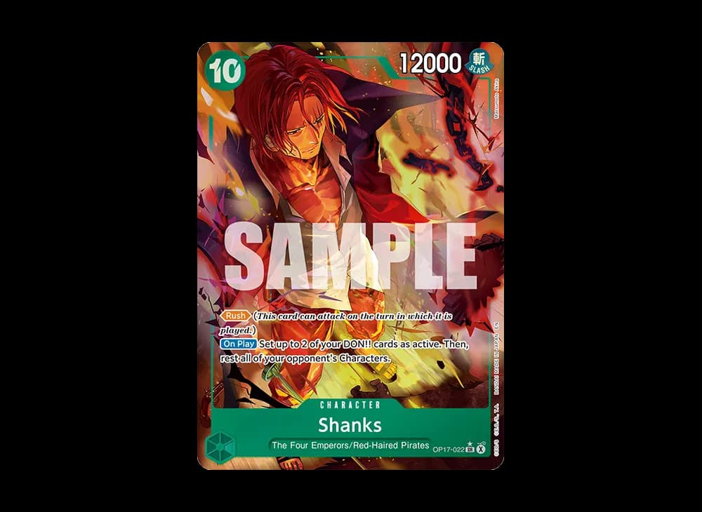 Shanks SR-P [OP17-022][EN](Booster Pack "THE WORLD’S STRONGEST WARRIORS")