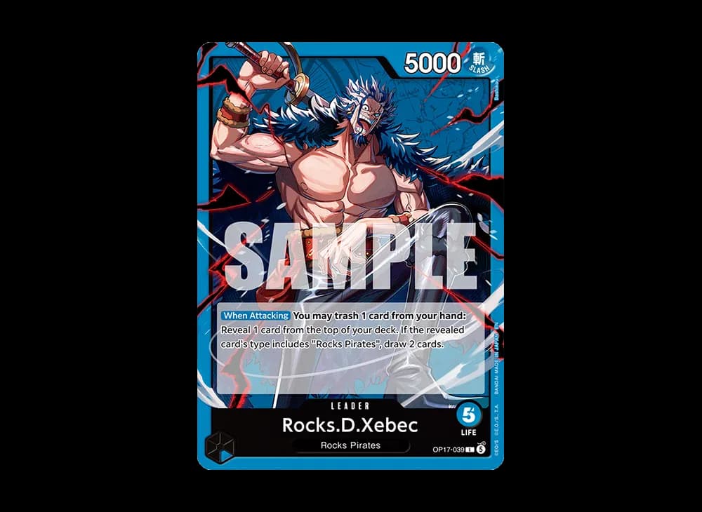 Rocks D. Xebec L [OP17-039][EN](Booster Pack "THE WORLD’S STRONGEST WARRIORS")