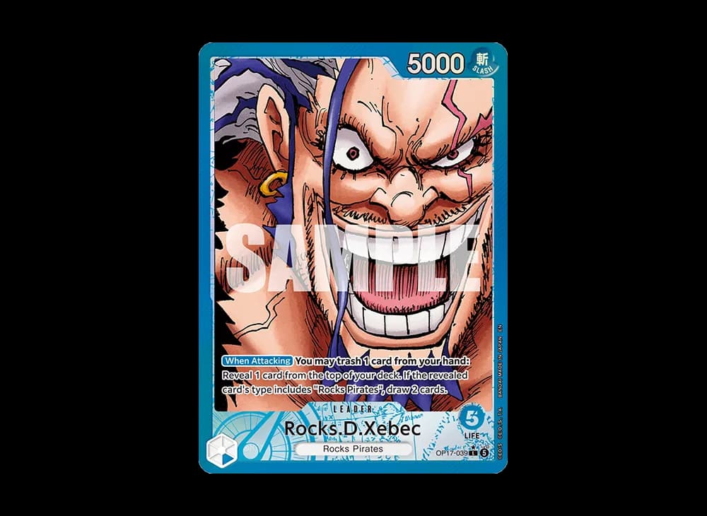 Rocks D. Xebec L-P [OP17-039][EN](Booster Pack "THE WORLD’S STRONGEST WARRIORS")