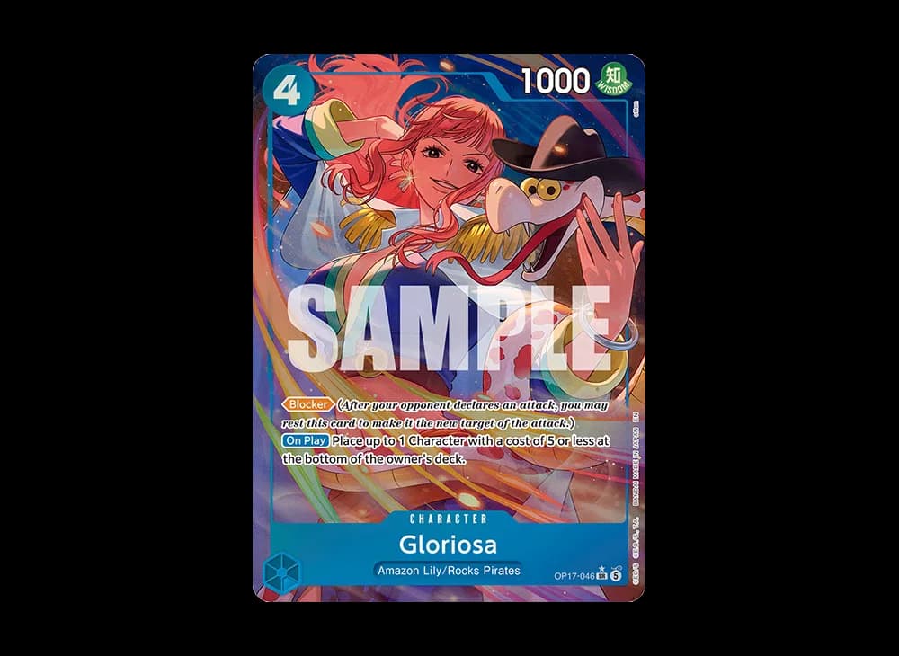 Gloriosa SR-P [OP17-046][EN](Booster Pack "THE WORLD’S STRONGEST WARRIORS")