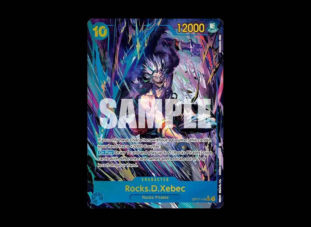 Rocks D. Xebec SEC-P [OP17-118][EN](Booster Pack "THE WORLD’S STRONGEST WARRIORS")