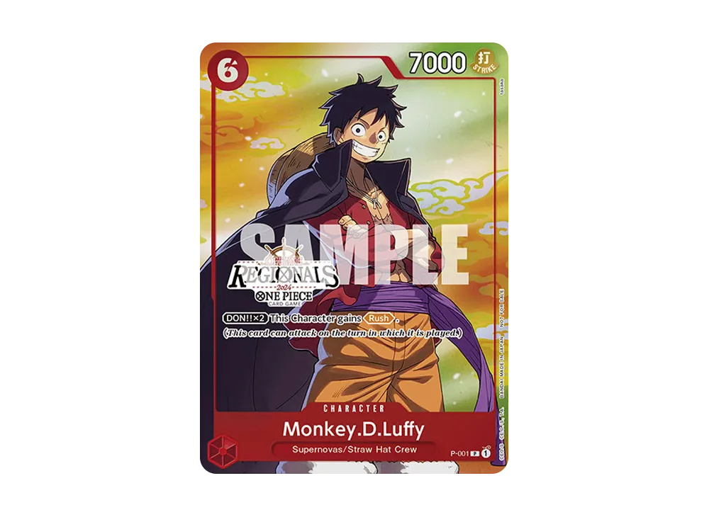 Monkey.D.Luffy P [P-001] [EN](Promotional Card "Offline Regional Participations Pack 2024 Vol. 2")