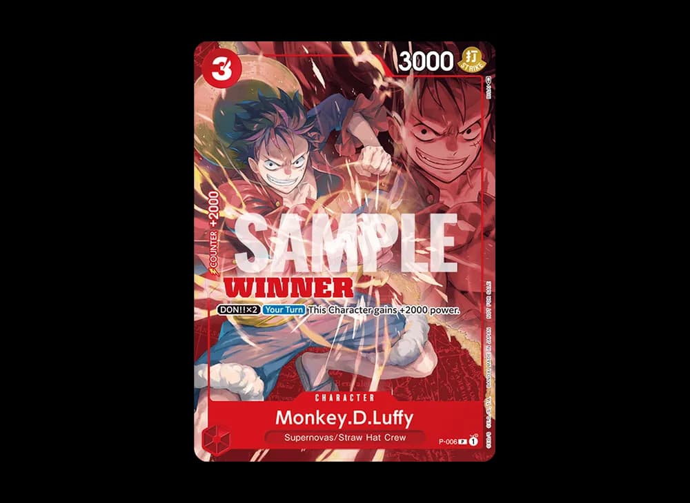 Monkey.D.Luffy P [P-006] [EN](Promotional Card "Tournament Pack Vol.1 -Winner-")