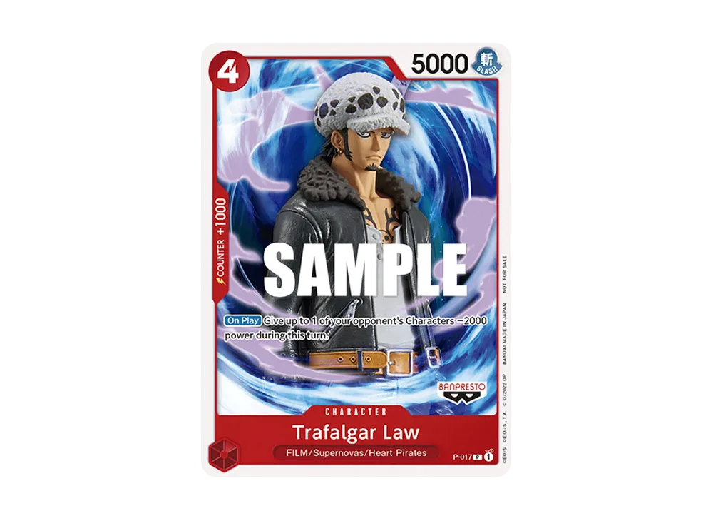 Trafalgar Law P [P-017] [EN](Promotional Card "FILM RED Promotion Card Set")