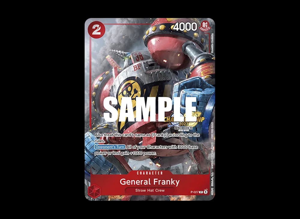 General Franky P [P-027] [EN](Promotional Card "Championship 2023 Event Pack")