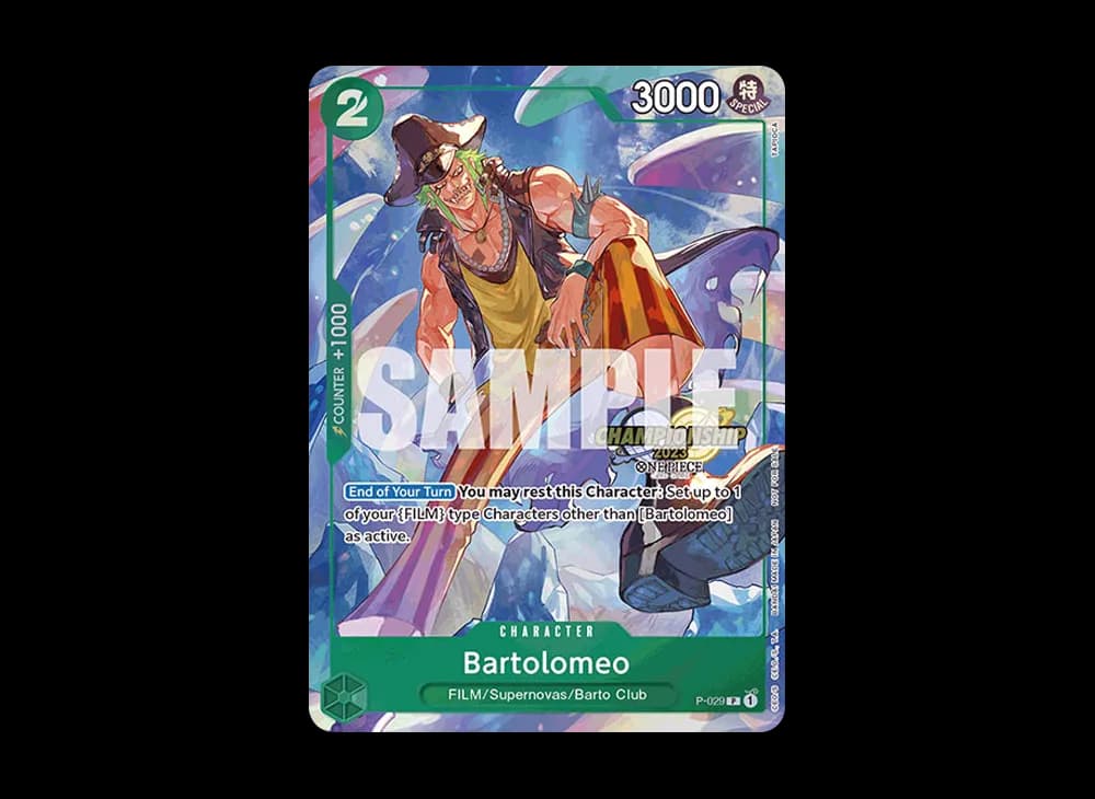 Bartolomeo P [P-029] [EN](Promotional Card "Championship 2023 Event Pack Finalist Ver.")
