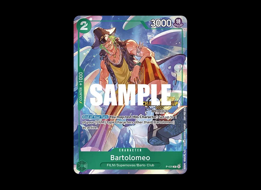 Bartolomeo P [P-029] [EN](Promotional Card "Championship 2023 Event Pack")