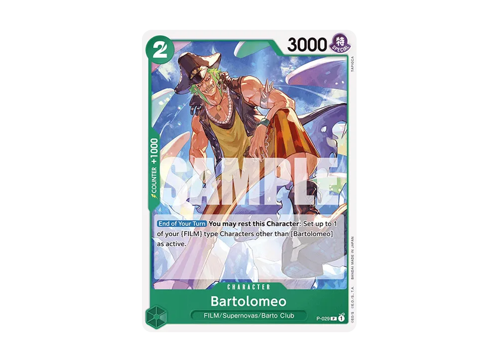 Bartolomeo P [P-029] [EN](Premium Booster "ONE PIECE CARD THE BEST")