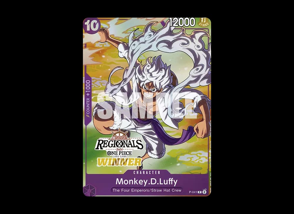 Monkey.D.Luffy P [P-041] [EN](Promotional Card "Online Regional Champion Card Set 2024 Vol.2")