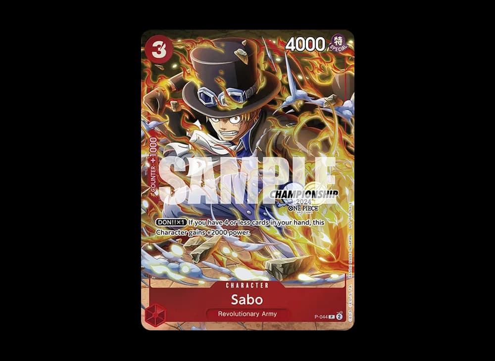 Sabo P [P-044] [EN](Promotional Card "Championship 2024 Event Pack Finalist Ver.")