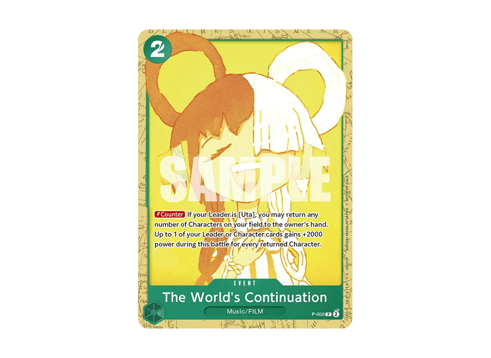 The World's Continuation P [P-059] [EN](Promotional Card "ST-11 Uta Deck Battle Participation Pack")