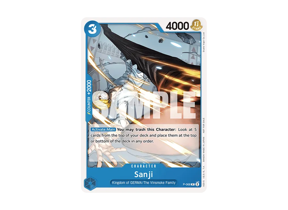 Sanji P [P-068] [EN](Promotional Card "Pirates Party Vol.7")