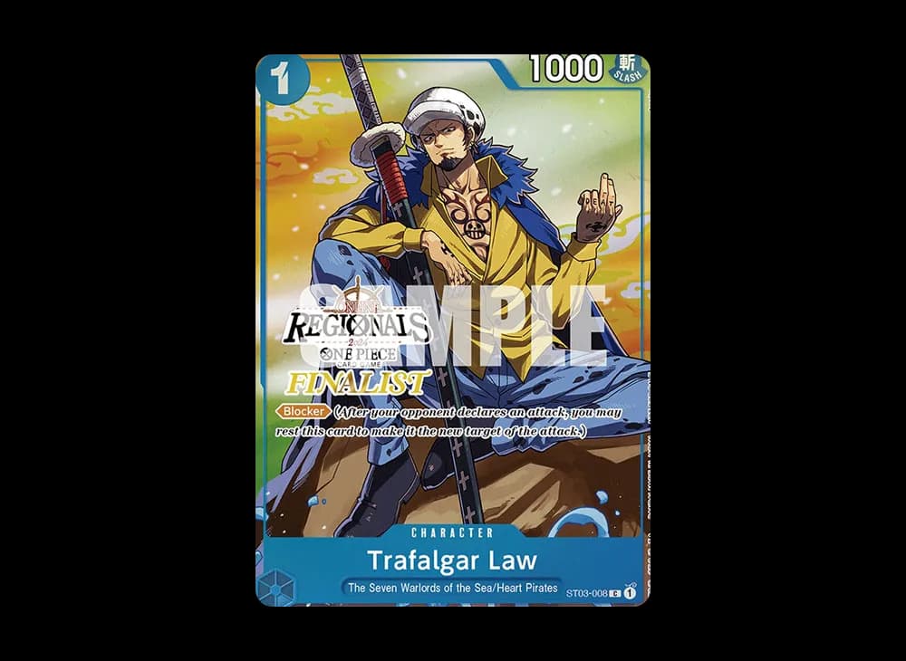 Trafalgar Law C [ST03-008] [EN](Promotional Card "Online Regional Finalist Card Set 2024 Vol.2")