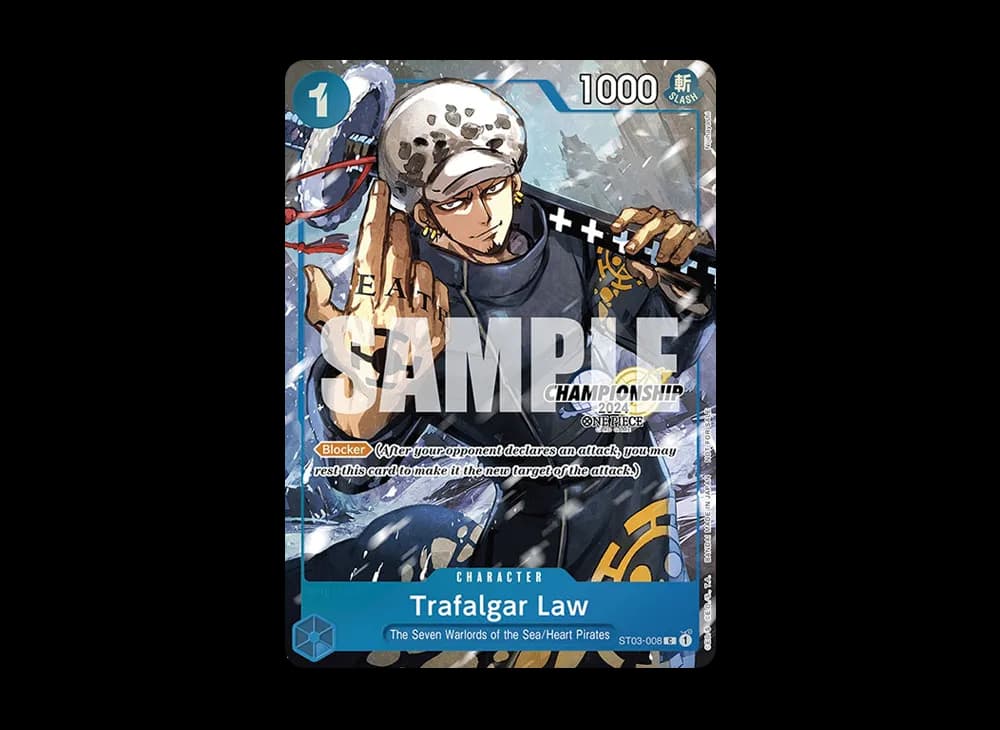 Trafalgar Law C [ST03-008] [EN](Promotional Card "Championship 2024 Event Pack Finalist Ver.")