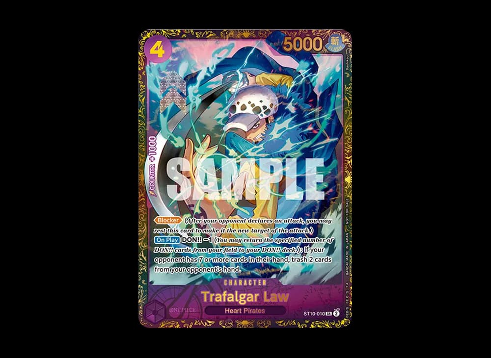 Trafalgar Law SR [ST10-010] [EN](Promotional Card "2024 March-May Online Regional Event")
