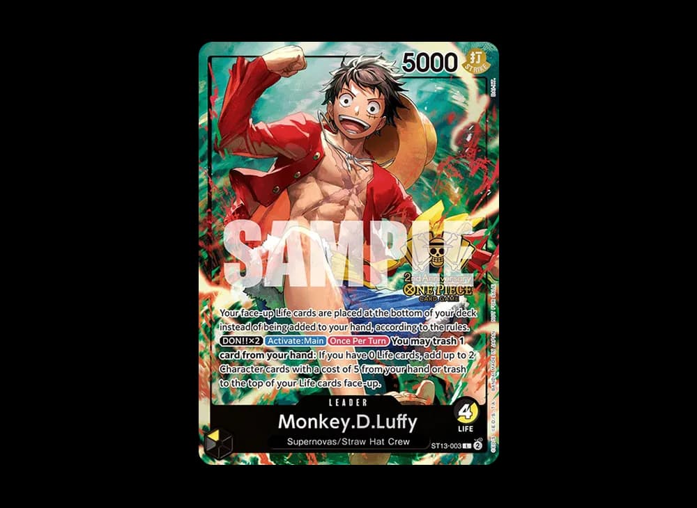 Monkey.D.Luffy L [ST13-003] [EN](Promotional Card "2nd Anniversary Tournament Winner")