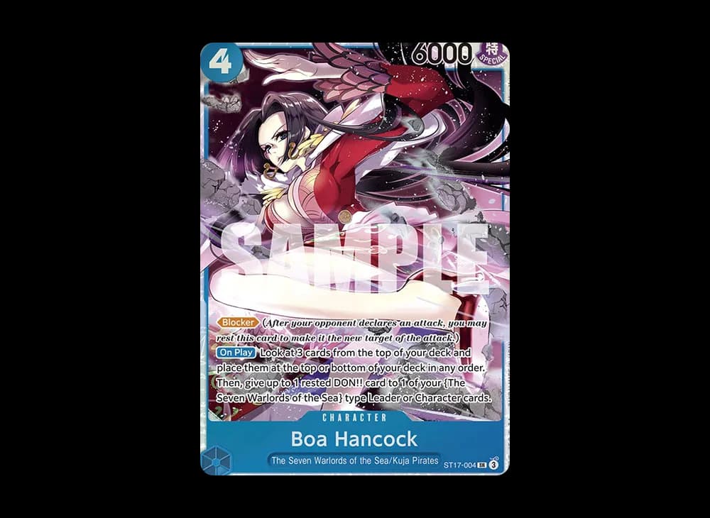 Boa Hancock SR [ST17-004] [EN](Start Deck "BLUE Donquixote Doflamingo")