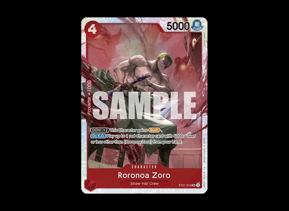 Roronoa Zoro SR [ST21-015] [EN](Starter Deck EX "Gear 5")