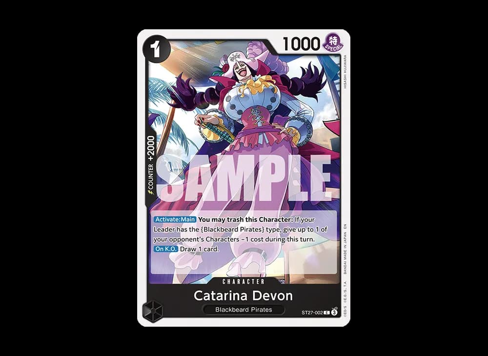 Catarina Devon C [ST27-002] [EN](Start Deck "BLACK Marshall.D.Teach")