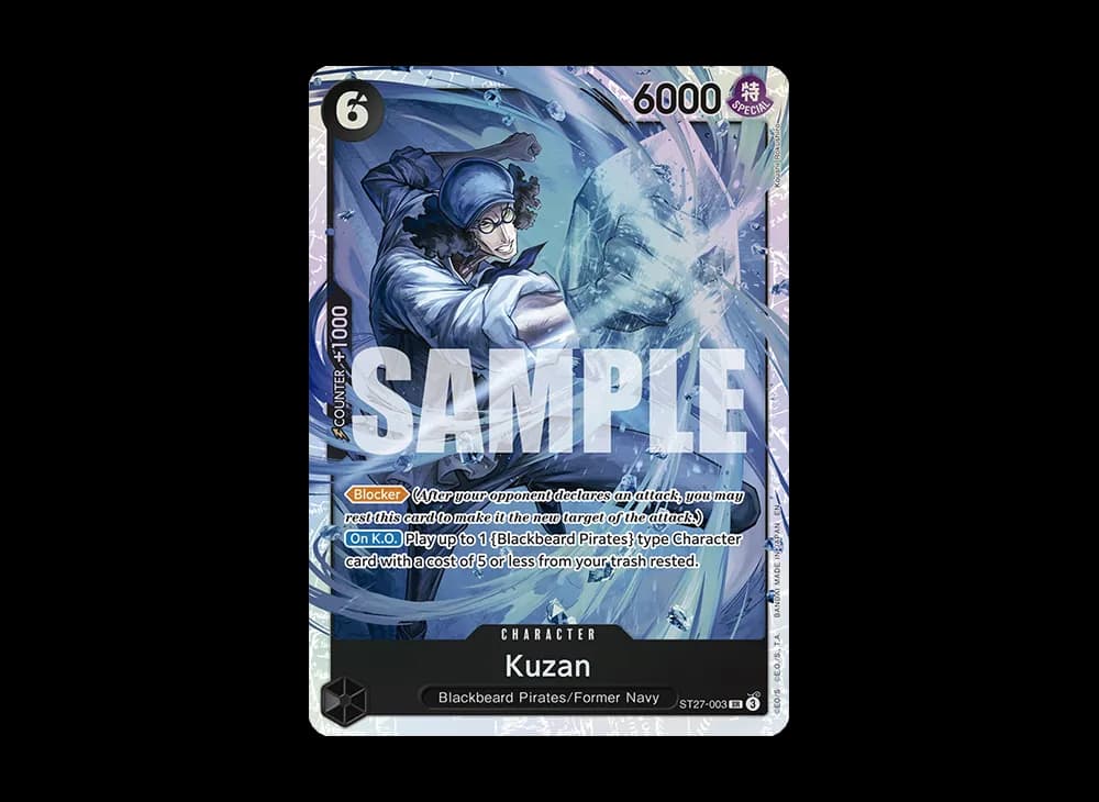 Kuzan SR [ST27-003] [EN](Start Deck "BLACK Marshall.D.Teach")