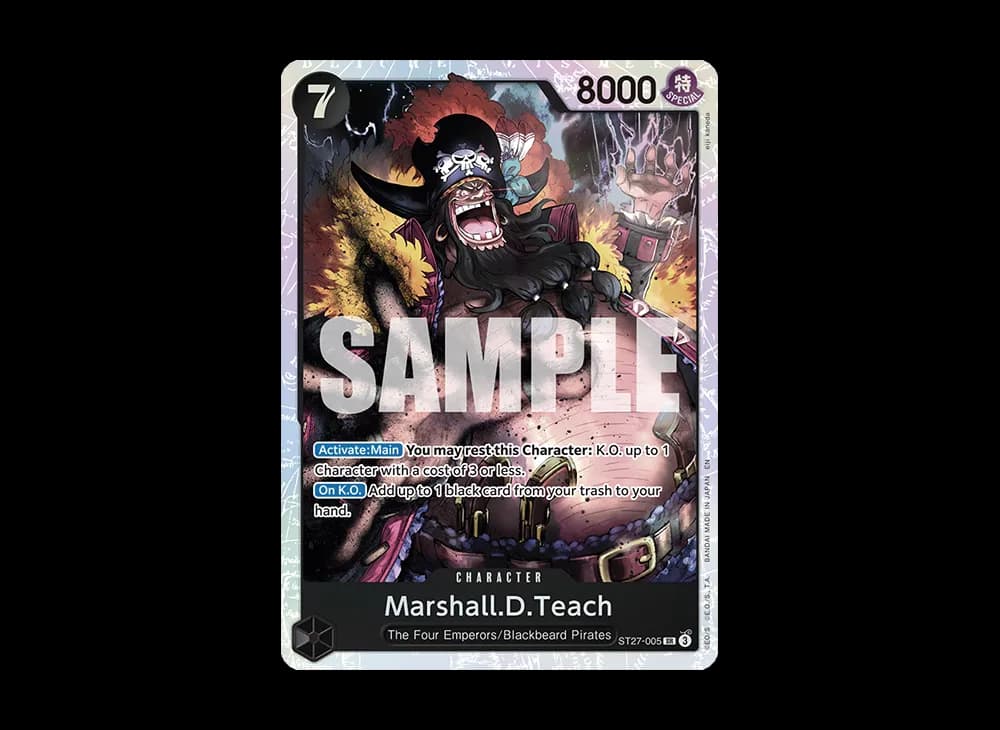 Marshall.D.Teach SR [ST27-005] [EN](Start Deck "BLACK Marshall.D.Teach")