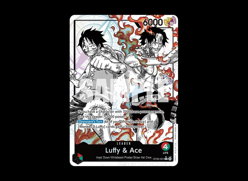 Luffy & Ace L-P [ST30-001][EN](Starter Deck EX "Luffy&Ace")