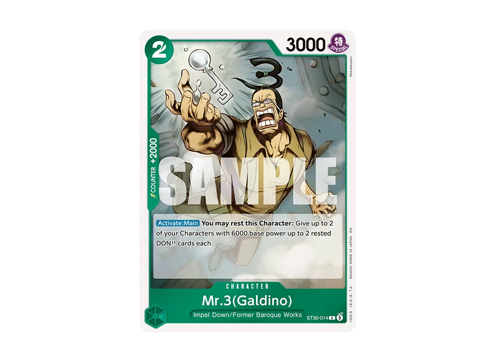 Mr.3(Galdino) C [ST30-014][EN](Starter Deck EX "Luffy&Ace")