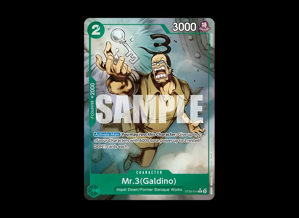 Mr.3(Galdino) C-P [ST30-014][EN](Starter Deck EX "Luffy&Ace")