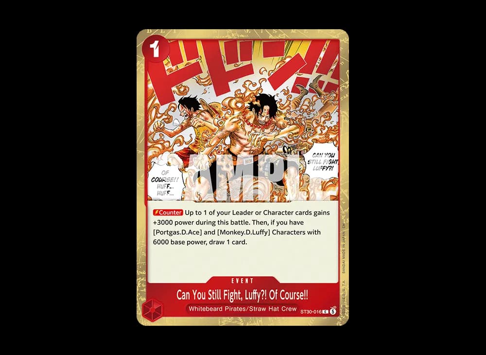 Can You Still Fight, Luffy?! Of Course!! C [ST30-016][EN](Starter Deck EX "Luffy&Ace")