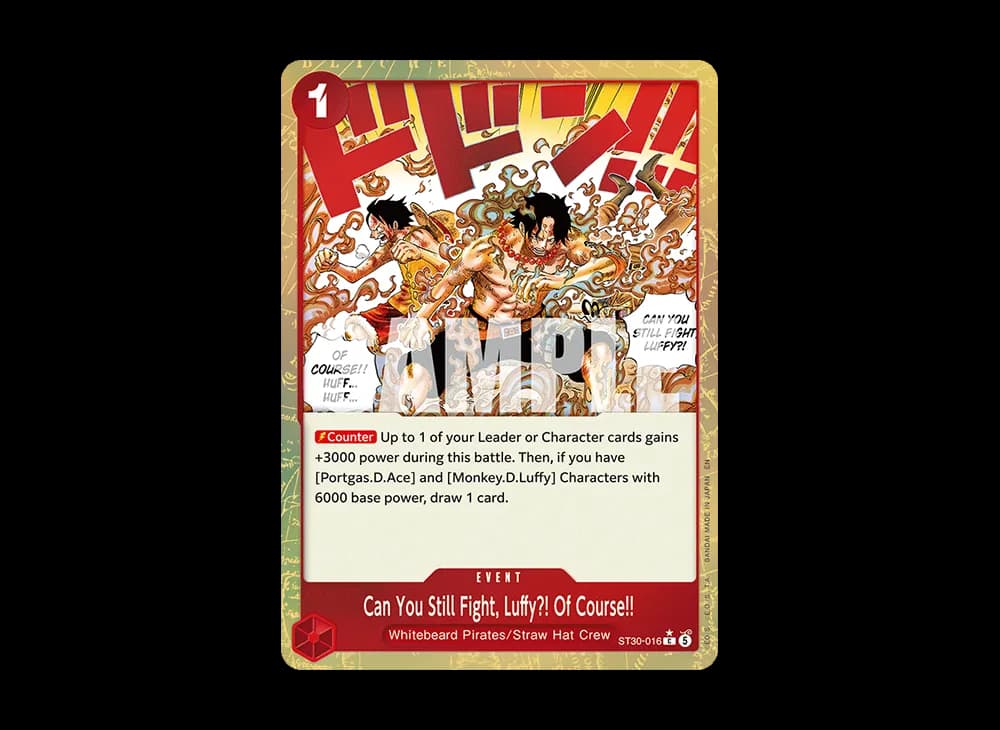 Can You Still Fight, Luffy?! Of Course!! C-P [ST30-016][EN](Starter Deck EX "Luffy&Ace")