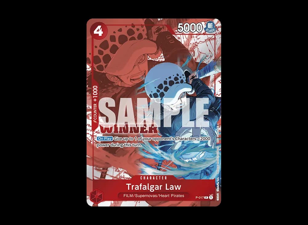 Trafalgar Law P [P-017] [EN](Promotional Card "Tournament Pack Vol.7 -Winner-")