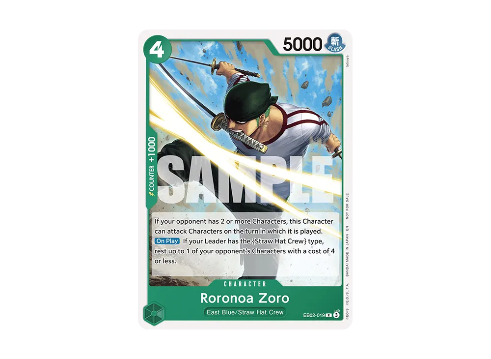 Roronoa Zoro R [EB02-019] [EN](Promotional Card "Tournament Pack 2025 Vol.3")