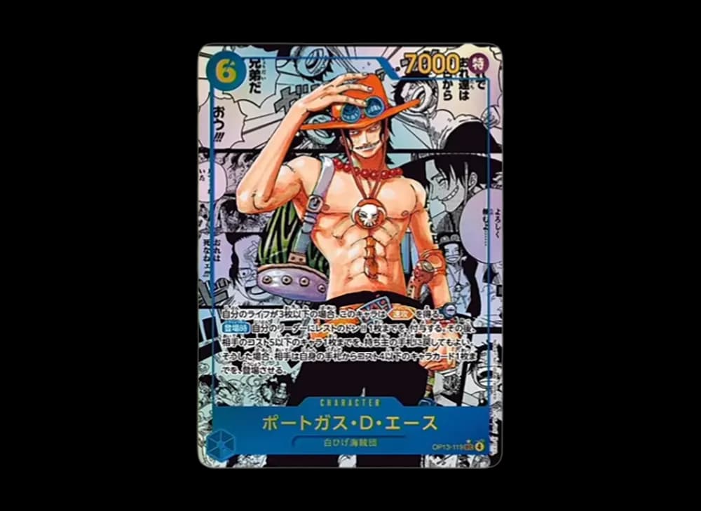 Portgas.D.Ace SEC-SP (Comic Parallel) [OP13-119](Booster Pack "CARRYING ON HIS WILL")