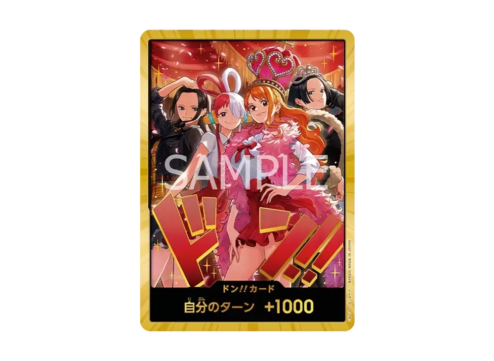 DON!! Card : Robin & Uta & Nami & Hancock Super Parallel [Opened](Extra Booster "Heroines Edition Special Set")