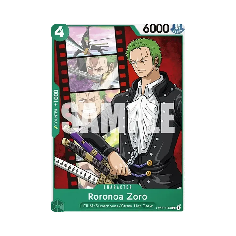 Roronoa Zoro C-P [OP02-043] [EN](Start Deck "Uta")