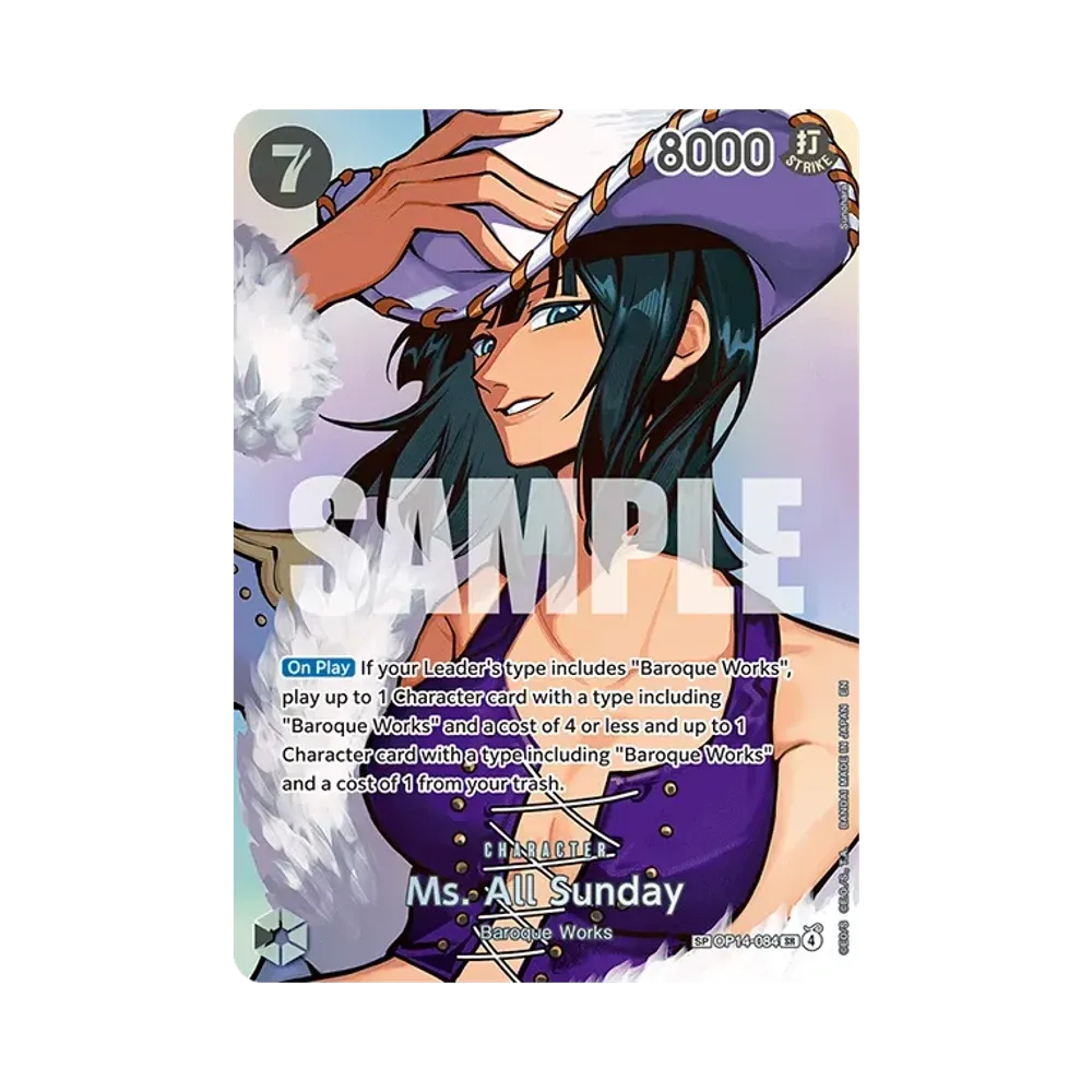 Ms. All Sunday SR-SPC [OP14-084][EN](Booster Pack "THE TIME OF BATTLE")