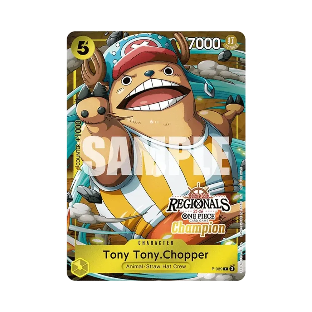 Tony Tony.Chopper P [P-089] [EN](Promotional Card "Offline Regional Champion Card Set 25-26 Season 2")