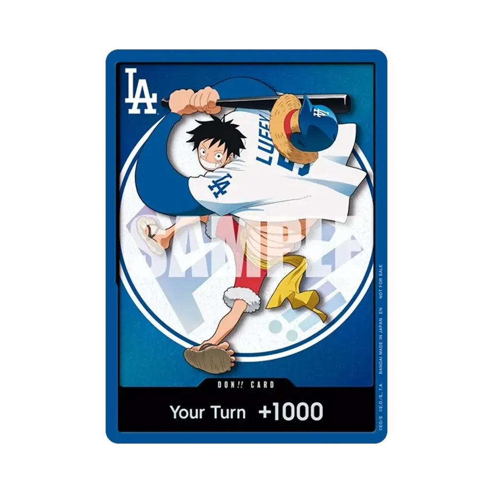 DON!! Card (Monkey.D.Luffy) :Opened [EN](Promotional Card "One Piece Night Los Angeles Dodgers vs San Diego Padres")
