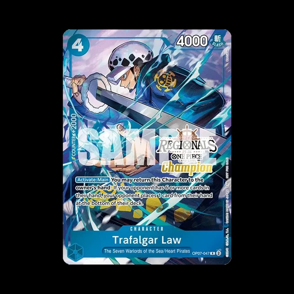 Trafalgar Law R [OP07-047] [EN](Promotional Card "Offline Regional Champion Card Set 25-26 Season 2")