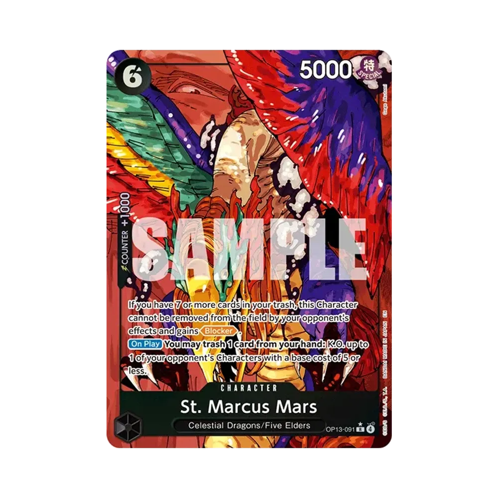 St. Marcus Mars R-P [OP13-091] [EN](Booster Pack "CARRYING ON HIS WILL")