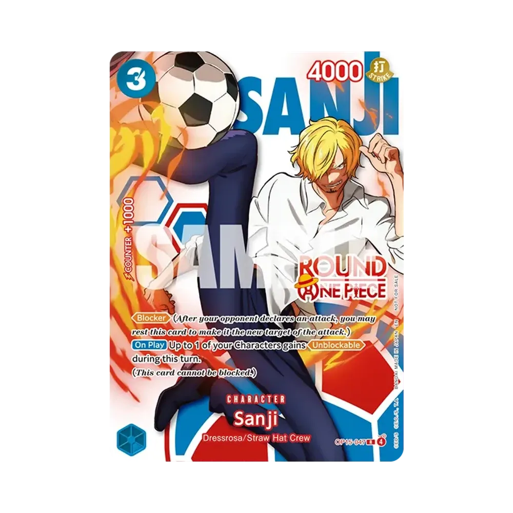 Sanji R [OP15-047][EN](Promotional Card "ROUND1 Promotion Pack")