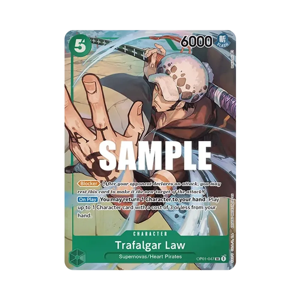 Trafalgar Law SR-P [OP01-047] [EN](Booster Pack "ROMANCE DAWN")