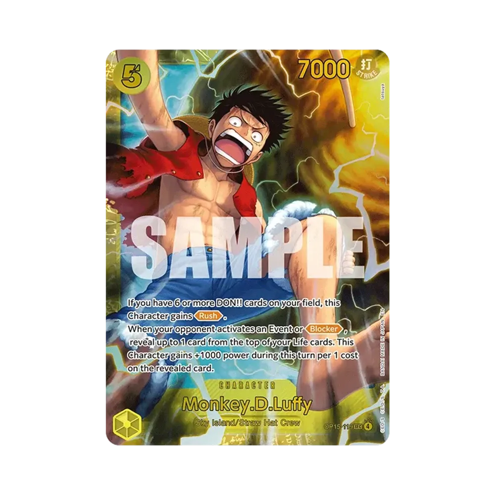 Monkey.D.Luffy SEC [OP15-119][EN](Booster Pack "ADVENTURE ON KAMI’S ISLAND")