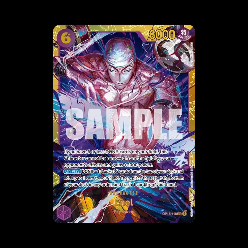 Enel SEC [OP15-118][EN](Booster Pack "ADVENTURE ON KAMI’S ISLAND")