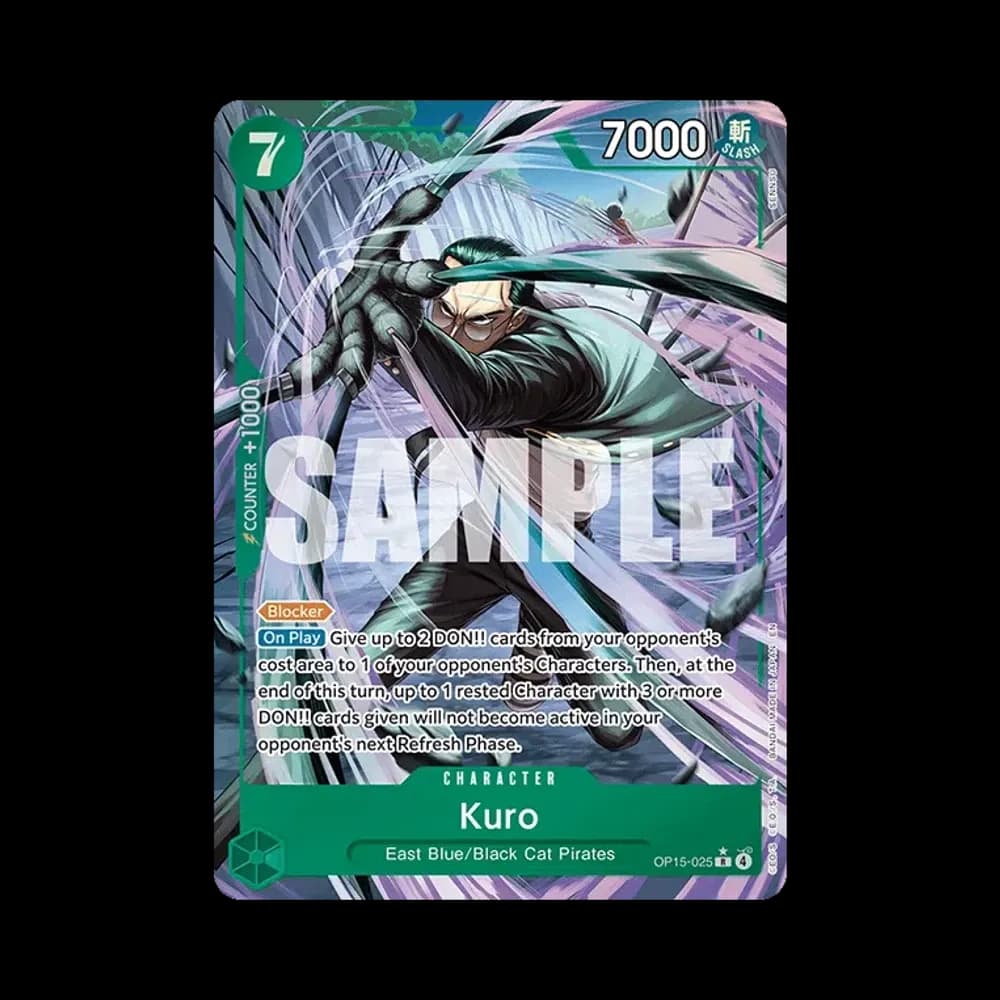 Kuro R-P [OP15-025][EN](Booster Pack "ADVENTURE ON KAMI’S ISLAND")