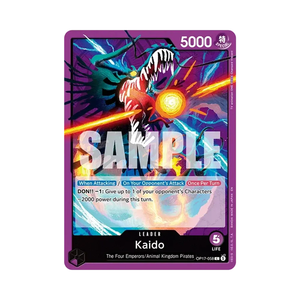 Kaido L [OP17-058][EN](Booster Pack "THE WORLD’S STRONGEST WARRIORS")