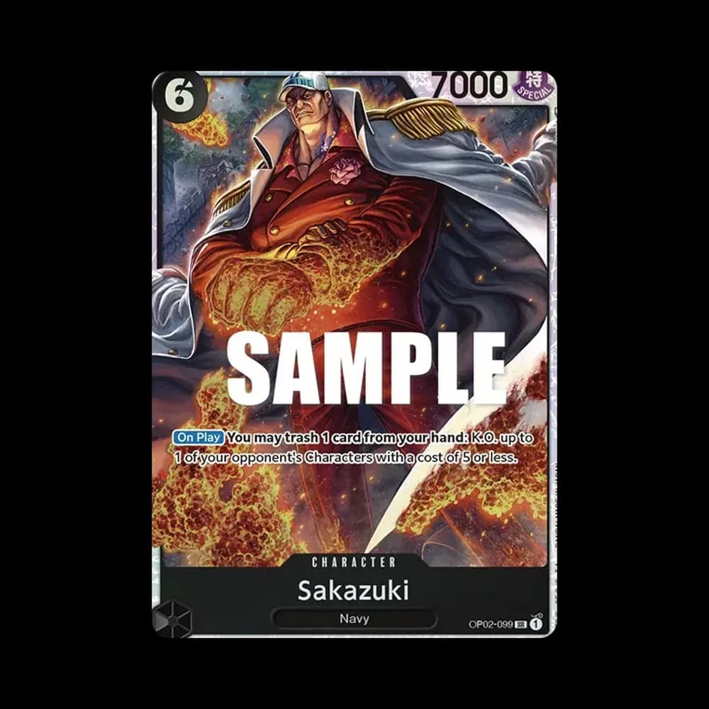 Sakazuki SR [OP02-099] [EN](Booster Pack "Paramount War")