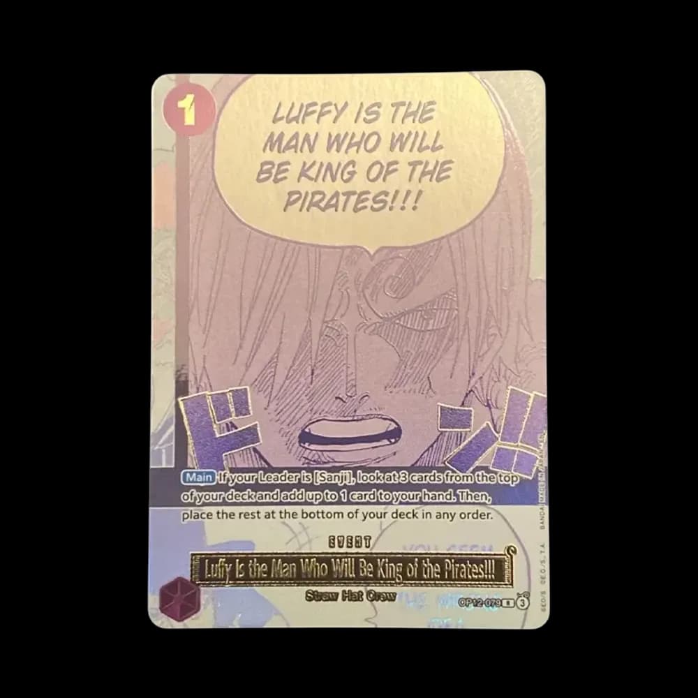 Luffy Is the Man Who Will Be King of the Pirates!!! R [OP12-079][EN](ANNIVERSARY SET "Japanese 3rd ANNIVERSARY SET English Ver.")